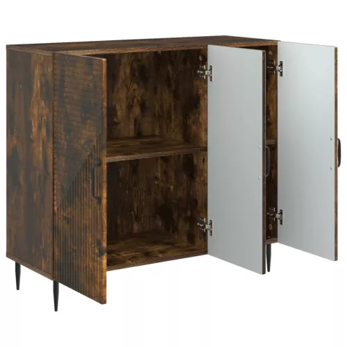  Széf Füstös Tölgy 89 x 34,5 x 80 cm Szerelt Fa