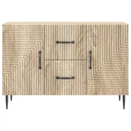  Széf fiókkal Sonoma Tölgy 89 x 34,5 x 60 cm Szerelt Fa