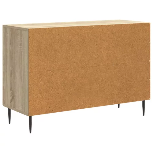  Széf fiókkal Sonoma Tölgy 89 x 34,5 x 60 cm Szerelt Fa