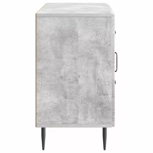  Széf fiókkal Betonszürke 89 x 34,5 x 60 cm Szerelt Fa