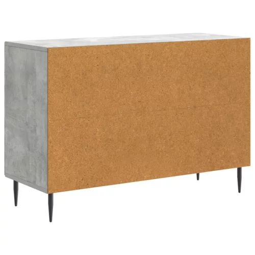  Széf fiókkal Betonszürke 89 x 34,5 x 60 cm Szerelt Fa