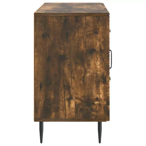  Széf fiókkal Füstös Tölgy 89 x 34,5 x 60 cm Szerelt Fa