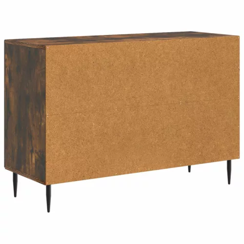  Széf fiókkal Füstös Tölgy 89 x 34,5 x 60 cm Szerelt Fa