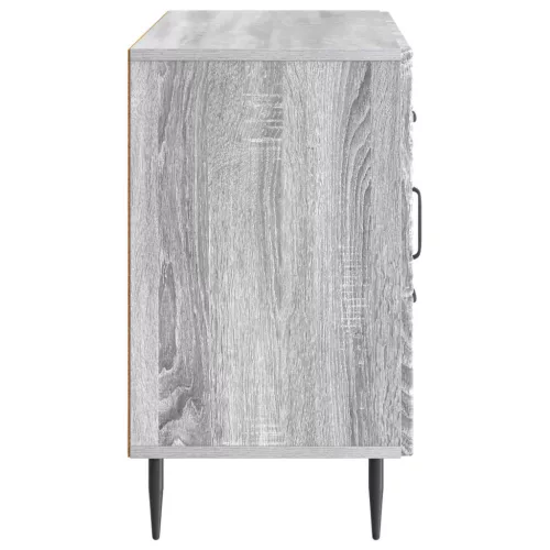  Széf fiókkal Szürke Sonoma 89 x 34,5 x 60 cm Szerelt Fa