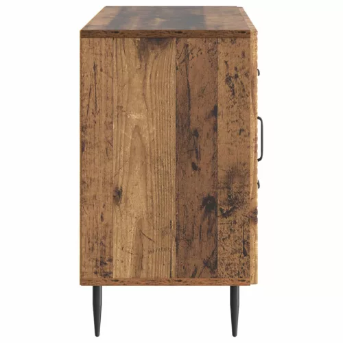  Széf fiókkal Antik Fa 89 x 34,5 x 60 cm Szerelt Fa