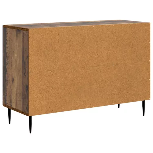  Széf fiókkal Antik Fa 89 x 34,5 x 60 cm Szerelt Fa