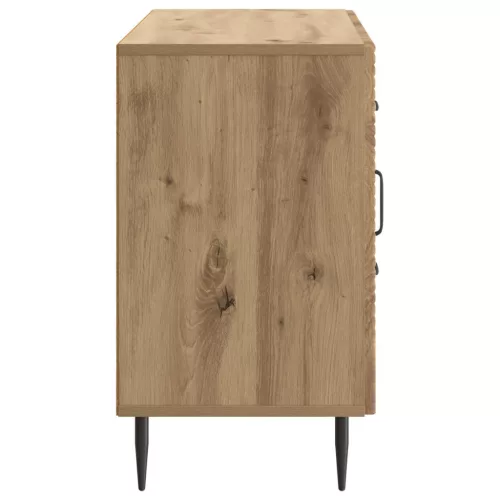  Széf fiókkal Kézműves Tölgy 89 x 34,5 x 60 cm Szerelt Fa