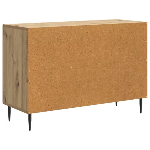  Széf fiókkal Kézműves Tölgy 89 x 34,5 x 60 cm Szerelt Fa