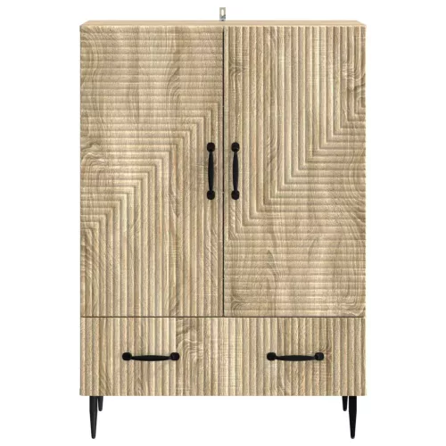  Széf fiókkal Sonoma Tölgy 66 x 34,5 x 95 cm Szerelt Fa