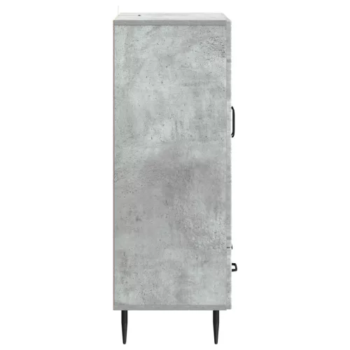  Széf fiókkal Betonszürke 66 x 34,5 x 95 cm Szerelt Fa