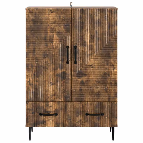  Széf fiókkal Füstös Tölgy 66 x 34,5 x 95 cm Szerelt Fa