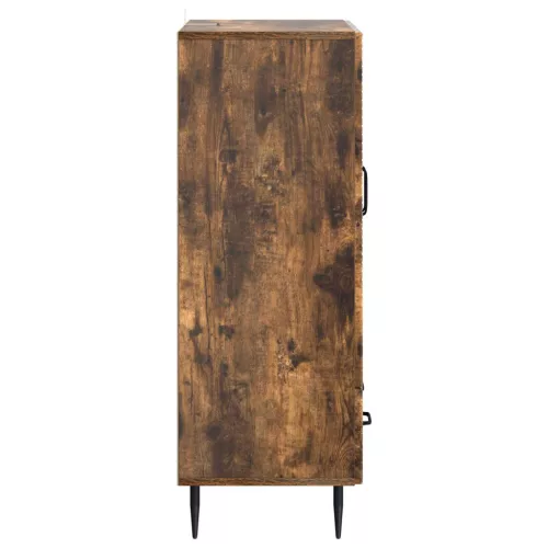  Széf fiókkal Füstös Tölgy 66 x 34,5 x 95 cm Szerelt Fa