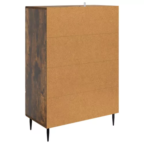  Széf fiókkal Füstös Tölgy 66 x 34,5 x 95 cm Szerelt Fa