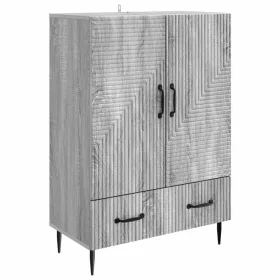  Széf fiókkal Szürke Sonoma 66 x 34,5 x 95 cm Szerelt Fa