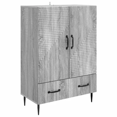  Széf fiókkal Szürke Sonoma 66 x 34,5 x 95 cm Szerelt Fa