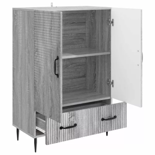  Széf fiókkal Szürke Sonoma 66 x 34,5 x 95 cm Szerelt Fa