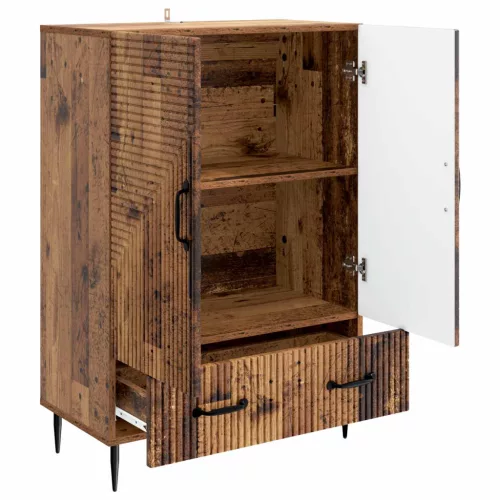  Széf fiókkal Antik Fa 66 x 34,5 x 95 cm Szerelt Fa