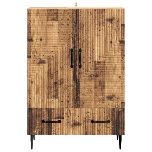  Széf fiókkal Antik Fa 66 x 34,5 x 95 cm Szerelt Fa