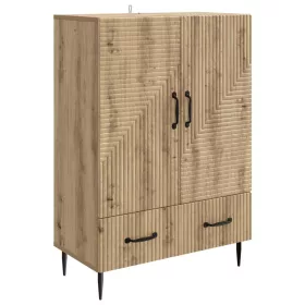    Széf fiókkal Kézműves Tölgy 66 x 34,5 x 95 cm Szerelt Fa