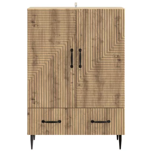  Széf fiókkal Kézműves Tölgy 66 x 34,5 x 95 cm Szerelt Fa