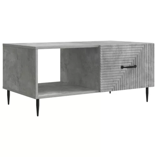  Dohányzóasztal Betonszürke 90 x 50 x 40 cm Szerelt Fa
