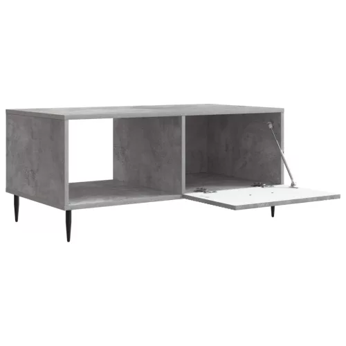  Dohányzóasztal Betonszürke 90 x 50 x 40 cm Szerelt Fa