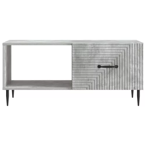  Dohányzóasztal Betonszürke 90 x 50 x 40 cm Szerelt Fa