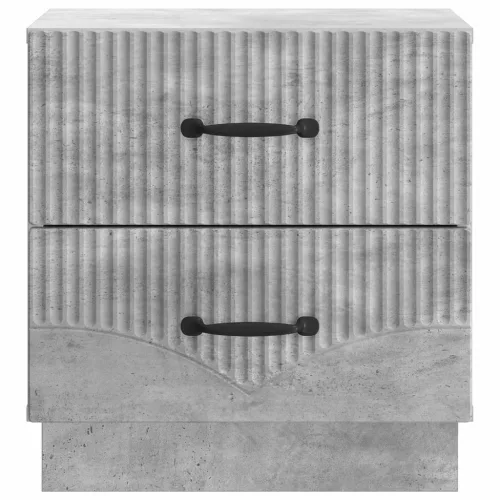  Éjjeliszekrény Betonszürke 43 x 34,5 x 44,5 cm Szerelt Fa