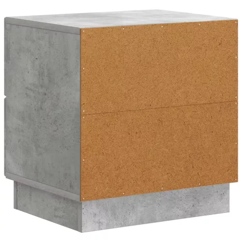  Éjjeliszekrény Betonszürke 43 x 34,5 x 44,5 cm Szerelt Fa