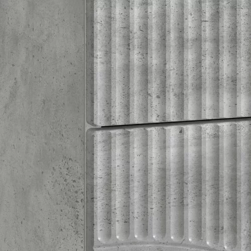  Éjjeliszekrény Betonszürke 43 x 34,5 x 44,5 cm Szerelt Fa