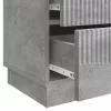  Éjjeliszekrény Betonszürke 43 x 34,5 x 44,5 cm Szerelt Fa