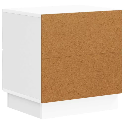  Éjjeliszekrény Magasfényű Fehér 43 x 34,5 x 44,5 cm Szerelt Fa