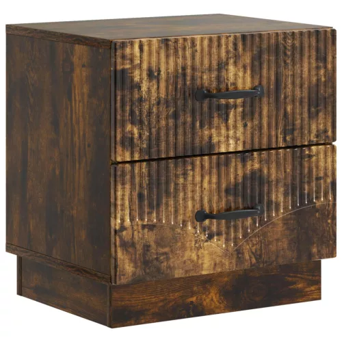  Éjjeliszekrény Füstös Tölgy 43 x 34,5 x 44,5 cm Szerelt Fa