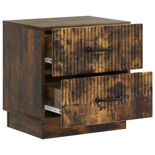  Éjjeliszekrény Füstös Tölgy 43 x 34,5 x 44,5 cm Szerelt Fa