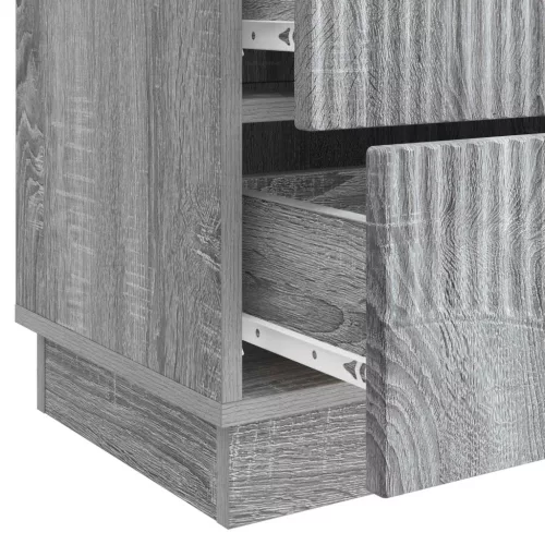 Éjjeliszekrény Szürke Sonoma 43 x 34,5 x 44,5 cm Szerelt Fa