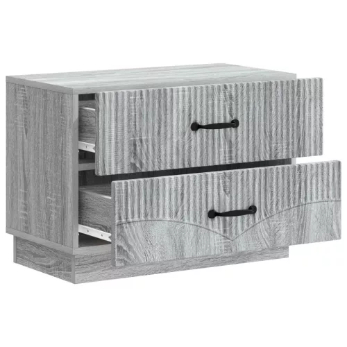  Éjjeliszekrény Szürke Sonoma 62 x 34,5 x 44,5 cm Szerelt Fa