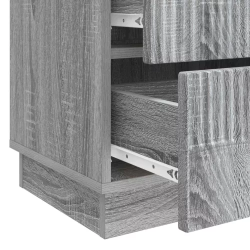  Éjjeliszekrény Szürke Sonoma 62 x 34,5 x 44,5 cm Szerelt Fa