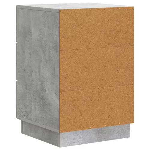 Éjjeliszekrény fiókkal Betonszürke 43 x 41 x 63,5 cm Szerelt Fa