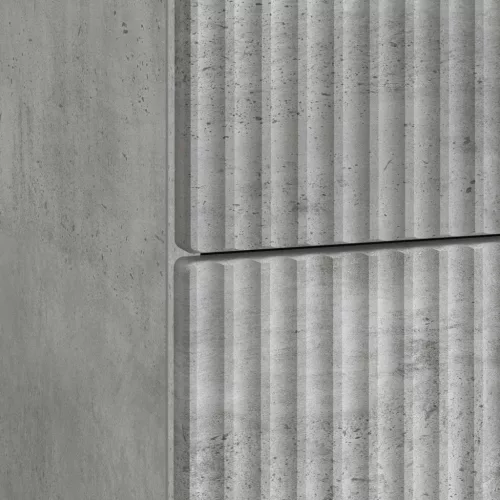  Éjjeliszekrény fiókkal Betonszürke 43 x 41 x 63,5 cm Szerelt Fa