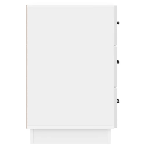  Éjjeliszekrény Magasfényű Fehér 43 x 41 x 63,5 cm Szerelt Fa