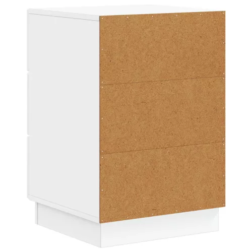  Éjjeliszekrény Magasfényű Fehér 43 x 41 x 63,5 cm Szerelt Fa