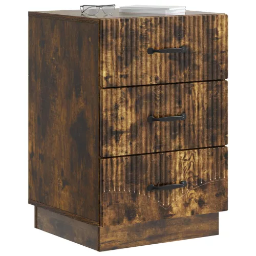  Éjjeliszekrény Füstös Tölgy 43 x 41 x 63,5 cm Szerelt Fa