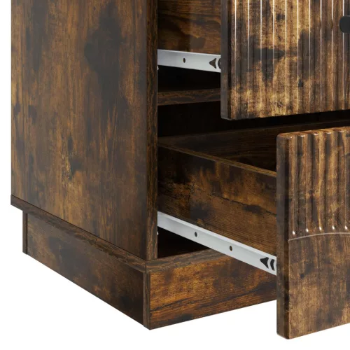  Éjjeliszekrény Füstös Tölgy 43 x 41 x 63,5 cm Szerelt Fa