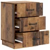 Éjjeliszekrény fiókkal Antik Fa 43 x 41 x 63,5 cm Szerelt Fa