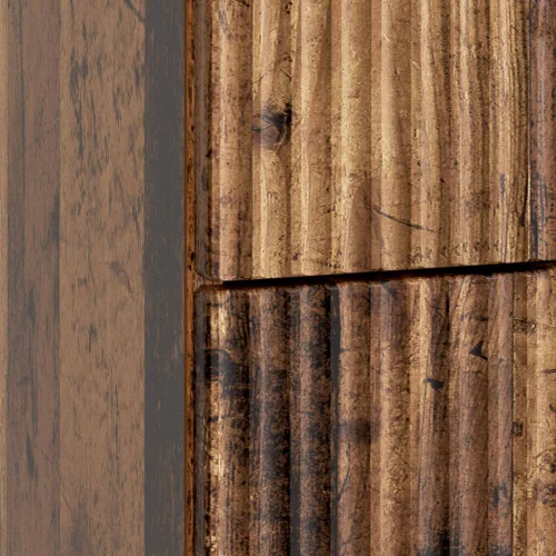  Éjjeliszekrény fiókkal Antik Fa 43 x 41 x 63,5 cm Szerelt Fa