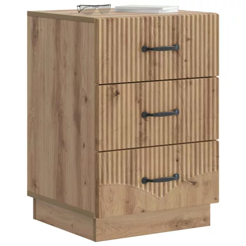  Éjjeliszekrény Kézműves Tölgy 43 x 41 x 63,5 cm Szerelt Fa