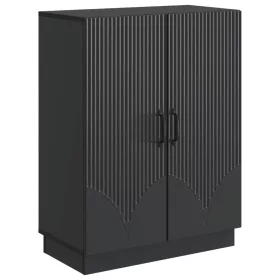  Széf Fekete 66 x 34,5 x 87 cm Szerelt Fa