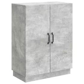  Széf Betonszürke 66 x 34,5 x 87 cm Szerelt Fa