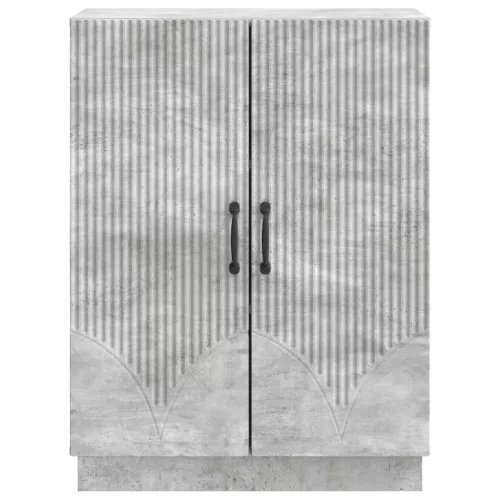  Széf Betonszürke 66 x 34,5 x 87 cm Szerelt Fa