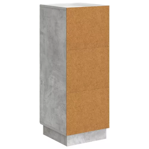  Széf Betonszürke 33 x 34,5 x 87 cm Szerelt Fa